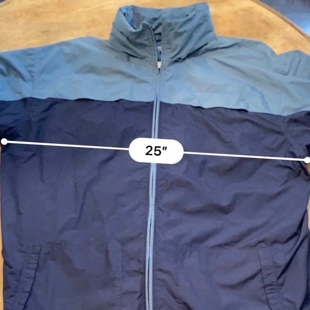 Nike Men’s XL Unisex 2 Tone Blue 100% Nylon All Weather Lined Performance Jacket